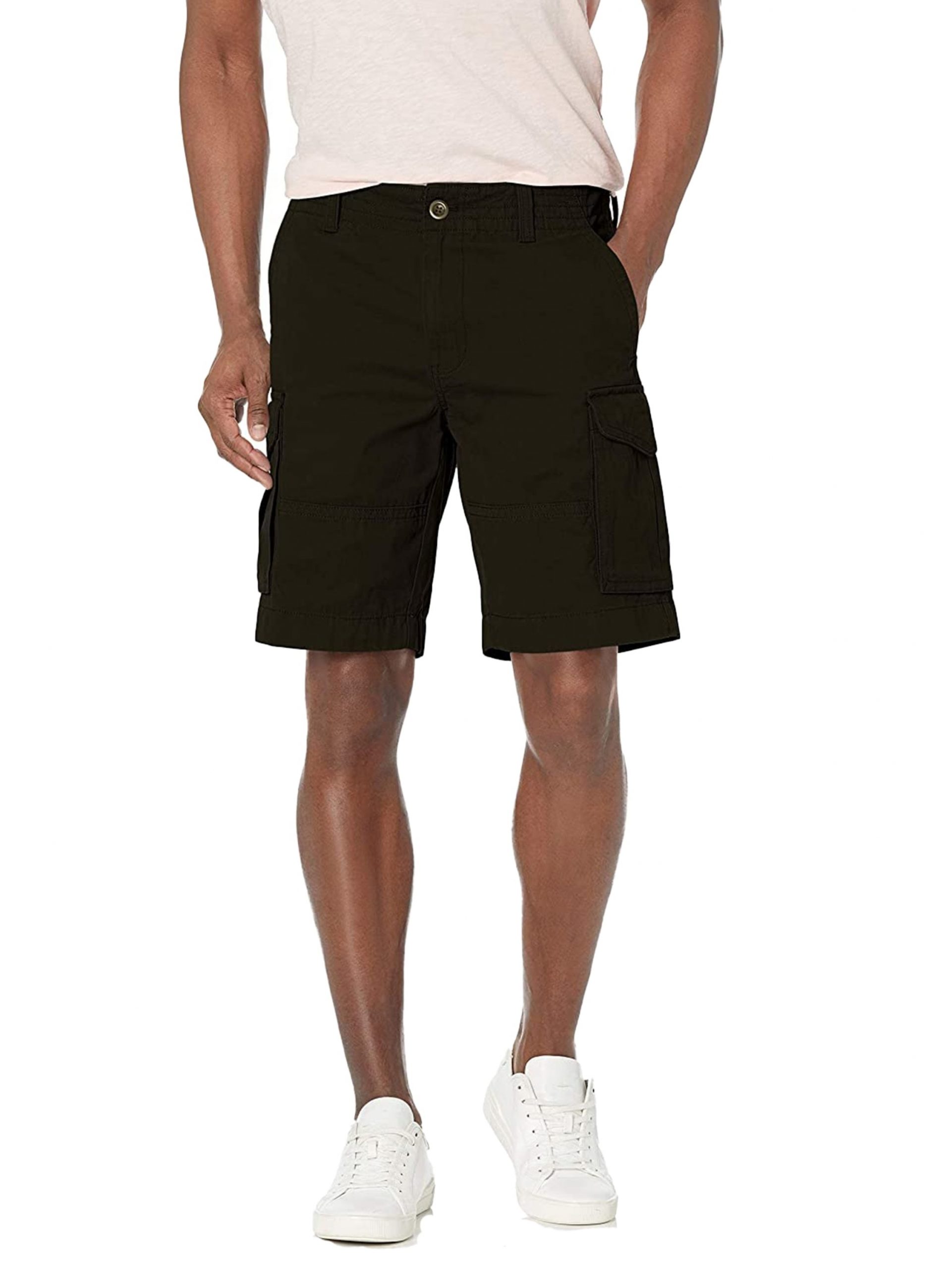 Tommy Hilfiger Mens Designer Summer Cargo Shorts - BLACK - My-Boutique ...